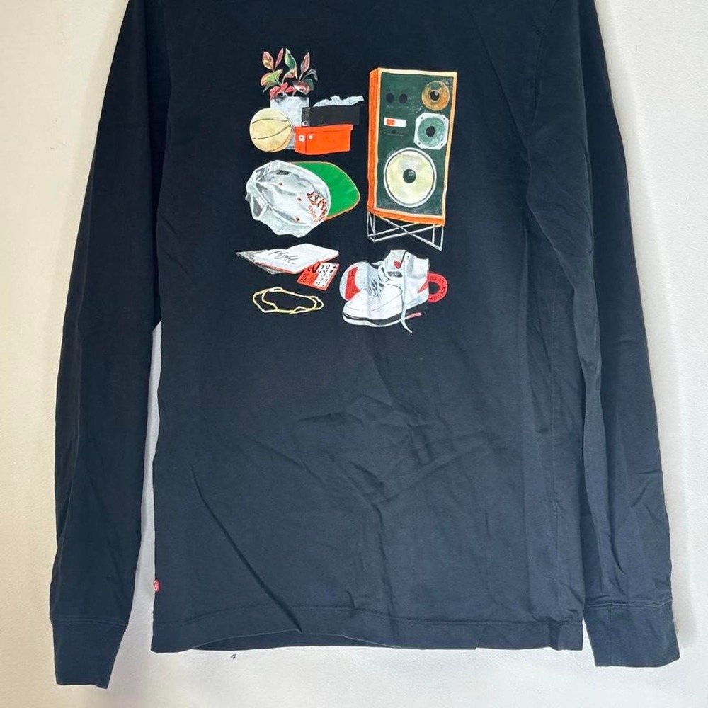 Jordan Flight Artist Series Jacob Rochester Long Sleeve Shirt Mens S DV1474-010